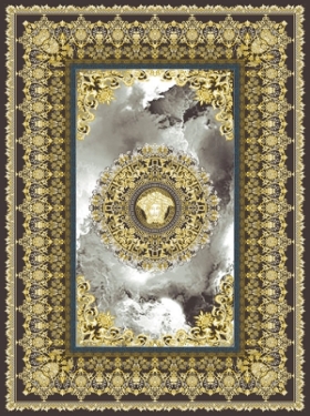 فرش 700 شانه وینتیج طلاکوب کد 5362 فردین